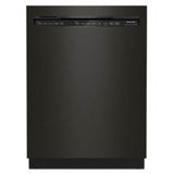 Kitchen Aid - 3 Rack Utensil, Satin-Glide, Front Control - Black Stainless