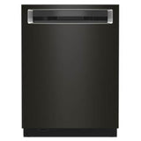 Kitchen Aid - Freeflex 3Rd Level Rack, 6 Cycles, 7 Options, Fully Integrated, 44 Dba, Premium Adjusters, Microfiltration - Black Stainless
