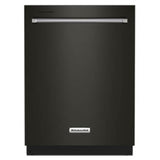 Kitchen Aid - 3 Rack Utensil, Satin-Glide, Fid - Black Stainless