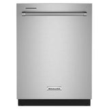 Kitchen Aid - Freeflex 3Rd Level Rack, 6 Cycles, 7 Options, Fully Integrated, 44 Dba, Premium Adjusters, Microfiltration - Stainless Steel