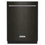 Kitchen Aid - Freeflex 3Rd Level Rack, 6 Cycles, 7 Options, Fully Integrated, 44 Dba, Premium Adjusters, Microfiltration - Black Stainless