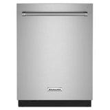 Kitchen Aid - Freeflex 3Rd Level Rack, 6 Cycles, 7 Options, Fully Integrated, 44 Dba, Premium Adjusters, Microfiltration - Stainless Steel