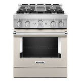 Kitchen Aid - 30'' Gas Commercial Style Range - Milkshake