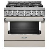 Kitchen Aid - 36'' Gas Commercial Style Range - Milkshake