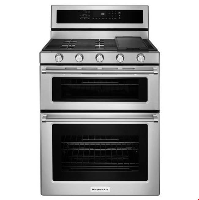 30 in. Self-Cleaning Convection Freestanding Gas Double Oven Range