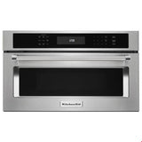 30'' Built-In Microwave, 1.4 Cu Ft, 900 W, Convection Cooking, Black Stainless, 240 V Hookup