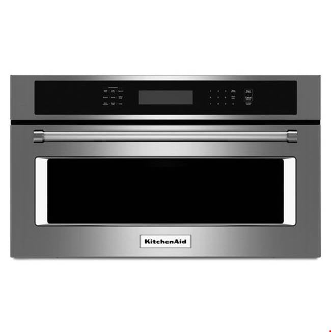 Kitchen Aid - 27'' Built In Microwave Oven with Convection Cooking - Stainless Steel