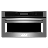 Kitchen Aid - 27'' Built In Microwave Oven with Convection Cooking - Stainless Steel