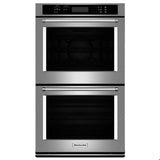 Kitchen Aid - 30 in. Self-Cleaning Convection Built-In Electric Double Oven - Stainless Steel