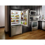22 cu.ft. Standard-Depth Bottom-Freezer Refrigerator