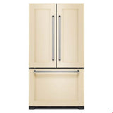 Kitchen Aid - 22 cu.ft. Counter-Depth French Door Bottom-Freezer Refrigerator - Panel Ready