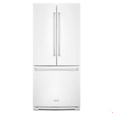 Kitchen Aid - 20 cu.ft. No Frost External Dispense FrenchDoor Bottom-Freezer Refrigerator - White
