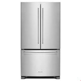 Kitchen Aid - 25 cu.ft. French Door Bottom-Freezer Refrigerator - Stainless Steel