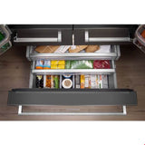 36 in. Wide No Frost External Dispense French Door BottomFrz Refrigerator