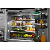 36 in. Wide No Frost External Dispense French Door BottomFrz Refrigerator