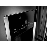 36 in. Wide No Frost External Dispense French Door BottomFrz Refrigerator