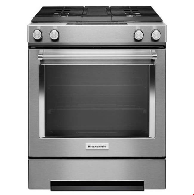 30 in. Self-Cleaning Convection Slide-In Dual Fuel Range