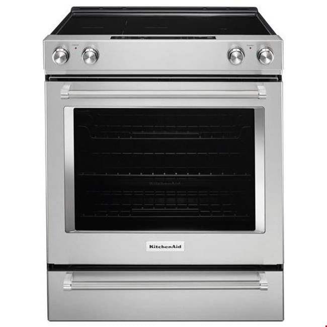 30 in. Self-Cleaning Ceramic Glass Cooktop Slide-In Electric Range