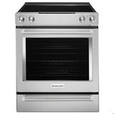 30 in. Self-Cleaning Ceramic Glass Cooktop Slide-In Electric Range
