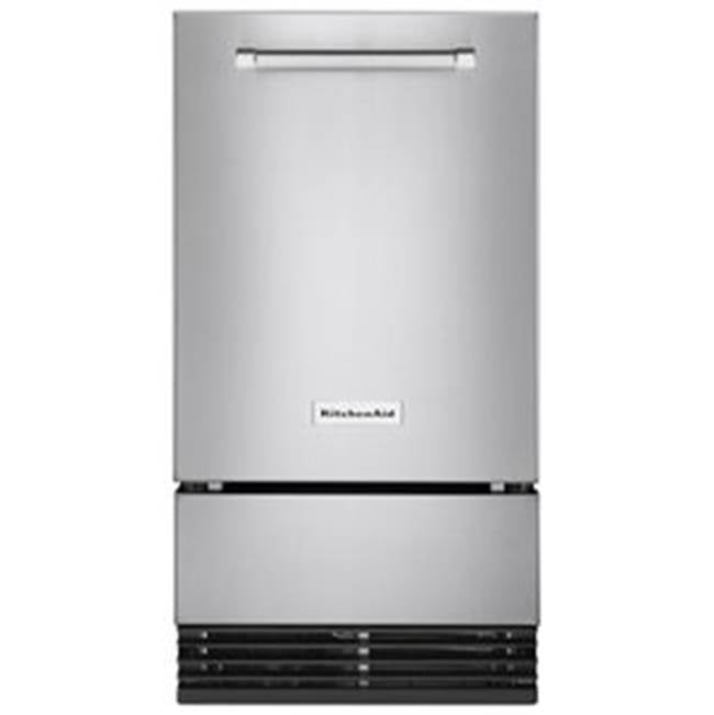 Kitchen Aid - 18'' Fingerprint Resistant Icemaker - Stainless Steel