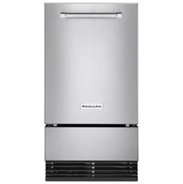 Kitchen Aid - 18'' Fingerprint Resistant Icemaker - Stainless Steel