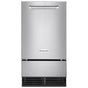 Kitchen Aid - 18'' Fingerprint Resistant Icemaker - Stainless Steel