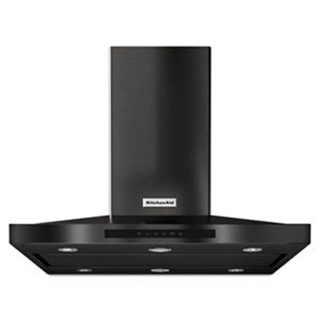 Kitchen Aid - 36 in. Island Mount Hood - Black Stainless