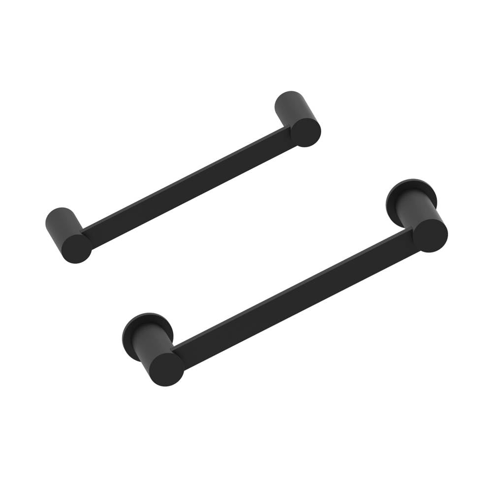 Kartners - PORTO -  9-inch Bathroom Towel Bar-Matte Black - Matte Black