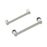 Kartners - PORTO -  9-inch Bathroom Towel Bar-Polished Nickel - Polished Nickel