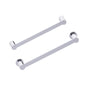 Kartners - PORTO -  12-inch Bathroom Towel Bar-Polished Chrome - Polished Chrome