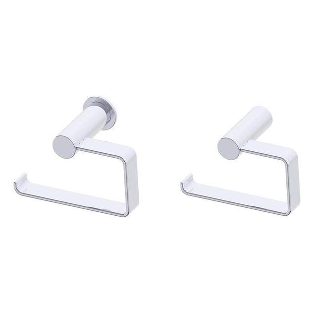 Kartners - PORTO - Drop Toilet Paper Holder(Left)-Polished Chrome - Polished Chrome