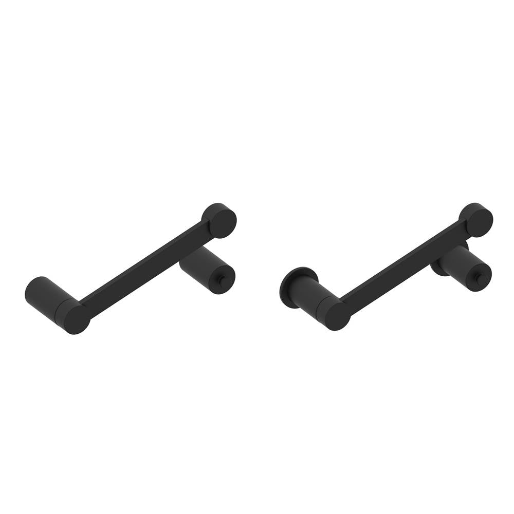 Kartners - PORTO - Pivot Toilet Paper Holder-Matte Black - Matte Black
