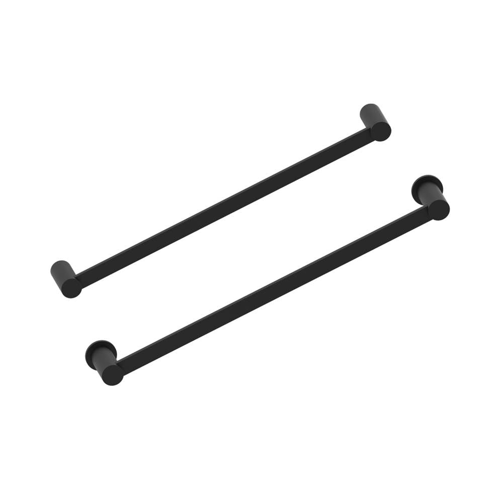 Kartners - PORTO - 18-inch Bathroom Towel Bar -Matte Black - Matte Black