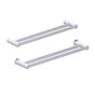 Kartners - PORTO -  18-inch Double Bathroom Towel Bar-Polished Chrome - Polished Chrome