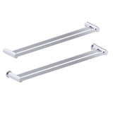 Kartners - PORTO -  24-inch Double Bathroom Towel Bar-Polished Chrome - Polished Chrome