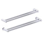 Kartners - PORTO -  24-inch Double Bathroom Towel Bar-Polished Chrome - Polished Chrome