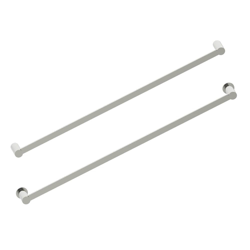 Kartners - PORTO -  30-inch Bathroom Towel Bar-Polished Nickel - Polished Nickel