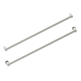 Kartners - PORTO -  30-inch Bathroom Towel Bar-Polished Nickel - Polished Nickel