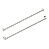 Kartners - PORTO -  30-inch Bathroom Towel Bar-Brushed Nickel - Brushed Nickel