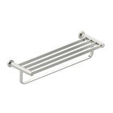 Kartners - PORTO - Towel Shelf with Towel Bar-Polished Nickel - Polished Nickel