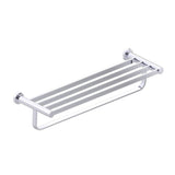 Kartners - PORTO - Towel Shelf with Towel Bar-Polished Chrome - Polished Chrome