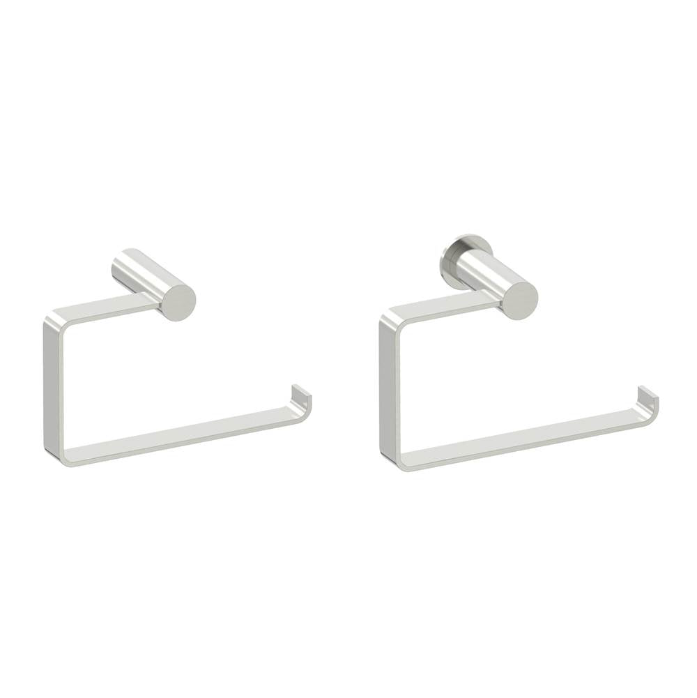Kartners - PORTO -  Towel Ring-Brushed Nickel - Brushed Nickel