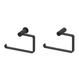 Kartners - PORTO -  Towel Ring (Left)-Matte Black - Matte Black