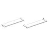 Kartners - PORTO - Glass Shelf-Polished Chrome - Polished Chrome