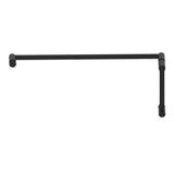 Kartners - PORTO - 8-inch x 24-inch - Offset Shower Door Handles -Matte Black - Matte Black