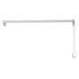 Kartners - PORTO - 12-inch x 24-inch - Offset Shower Door Handles -Polished Chrome - Polished Chrome
