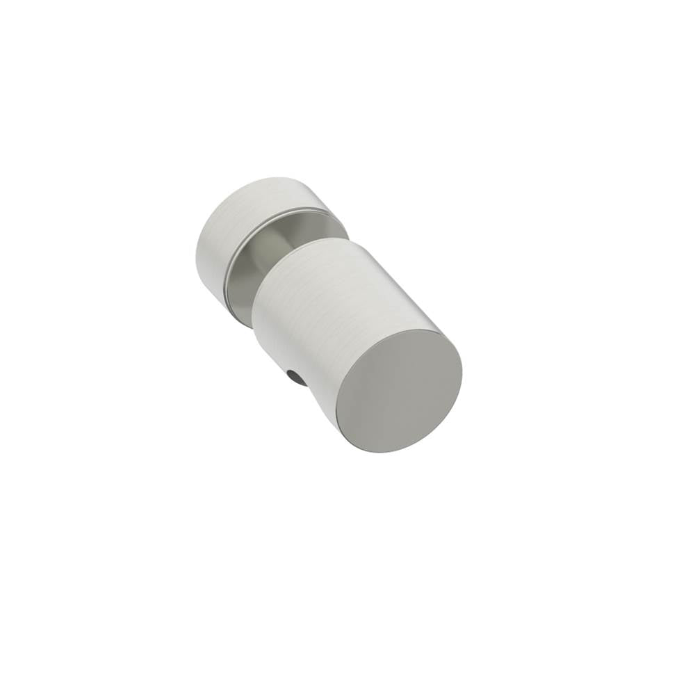 Kartners - PORTO - Single Shower Door Handle-Brushed Nickel - Brushed Nickel