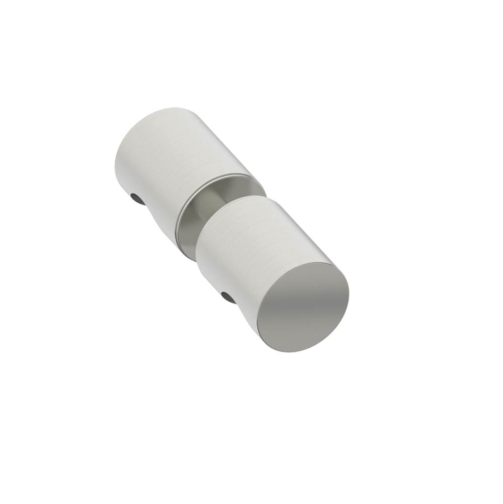 Kartners - PORTO - Double Shower Door Handle-Brushed Nickel - Brushed Nickel