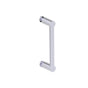 Kartners - PORTO - 8-inch Single Glass Door Handle-Polished Chrome - Polished Chrome