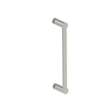 Kartners - PORTO - 12-inch Single Glass Door Handle-Polished Nickel - Polished Nickel